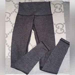 Lululemon wunder under leggings, grey, size 4